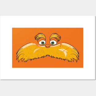 The Lorax face Posters and Art